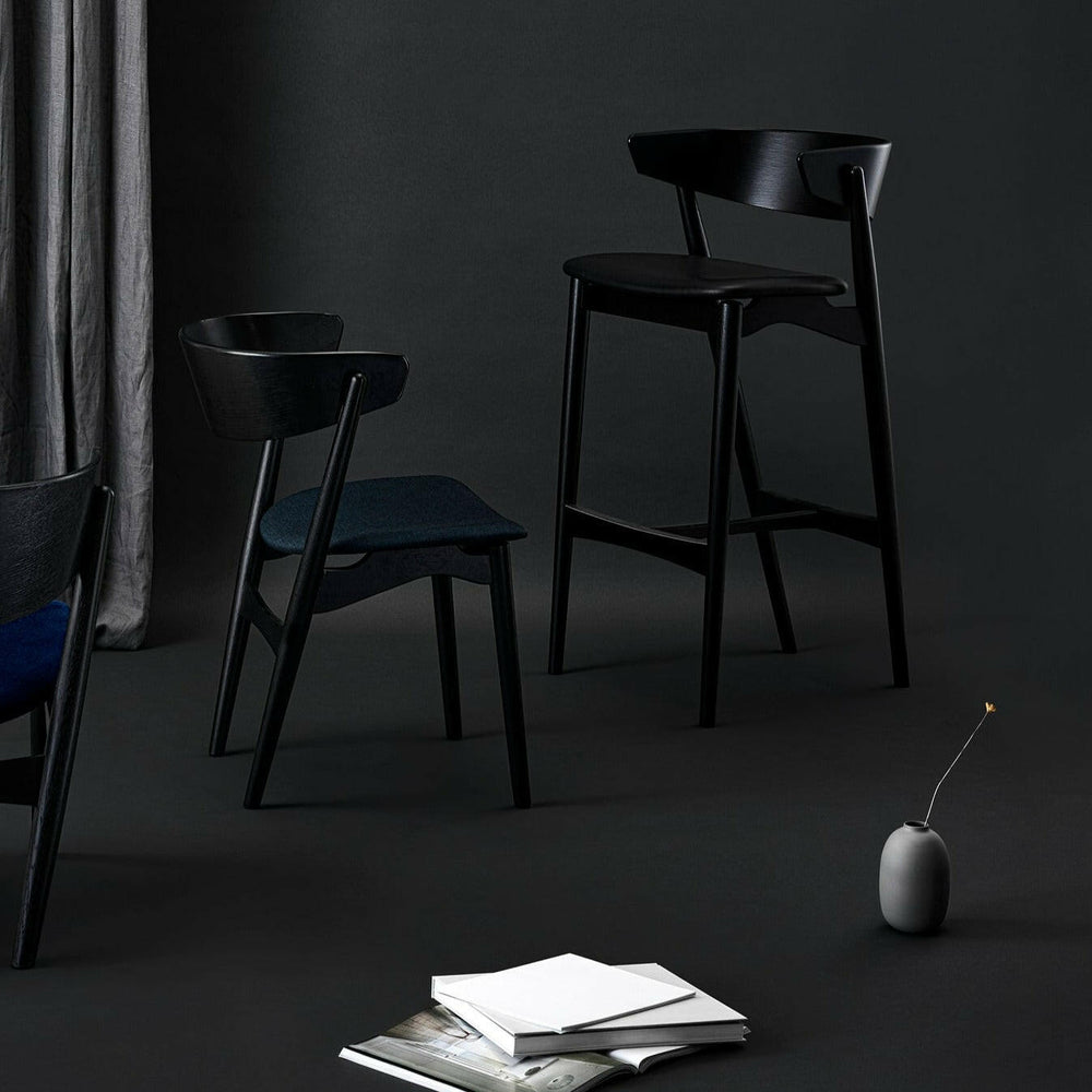 Sibast No.7 | Dining Chair | Upholstered Seat | Various Finishes + Colours.