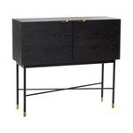 Norm Console Table | Black | FSC® Certified Oak.