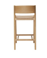 Oblique Bar Stool | FSC® Certified Wood | Various Wood Finishes.