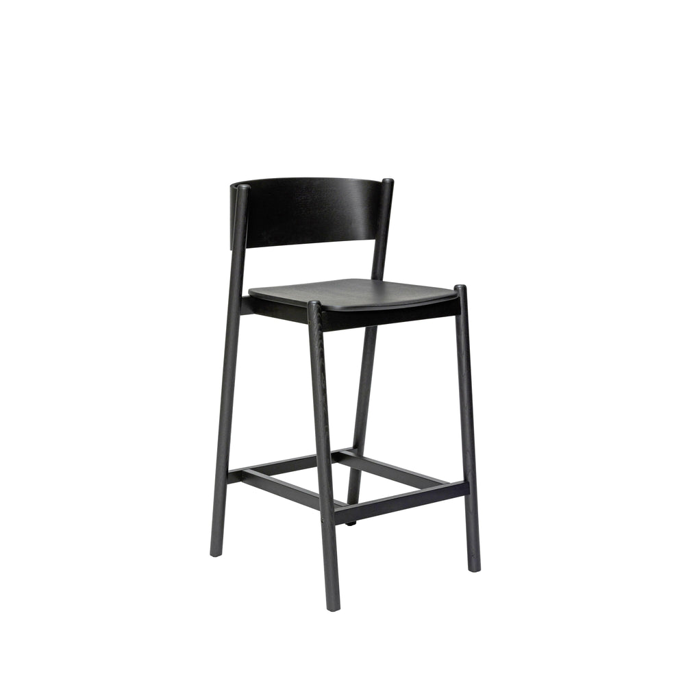 Oblique Bar Stool | FSC® Certified Wood | Various Wood Finishes