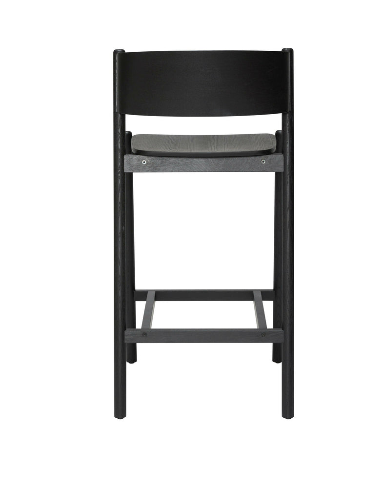 Oblique Bar Stool | FSC® Certified Wood | Various Wood Finishes.