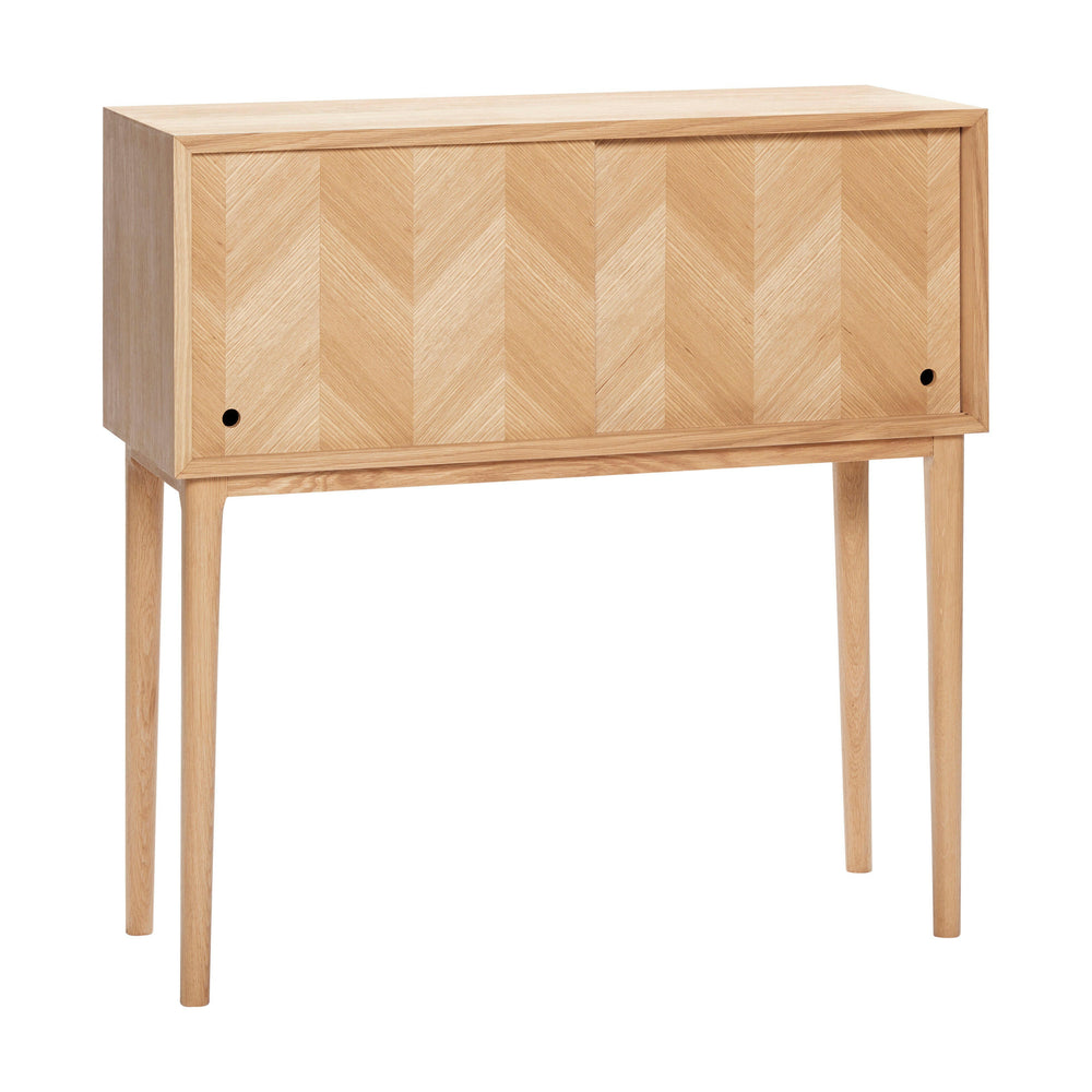 Herringbone Console Table | Sliding Doors | FSC® Certified Oak