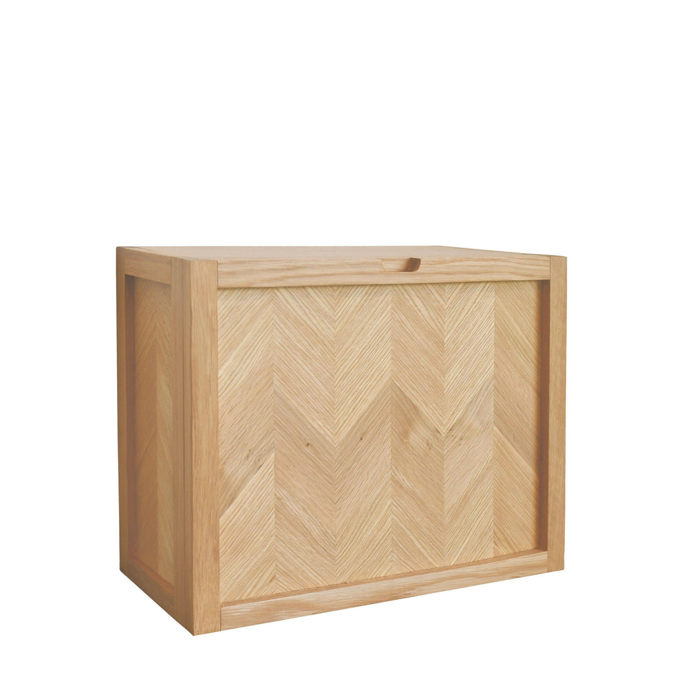 Herringbone Shoe Cabinet | Various Sizes | FSC® Certified Oak.