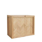 Herringbone Shoe Cabinet | Various Sizes | FSC® Certified Oak