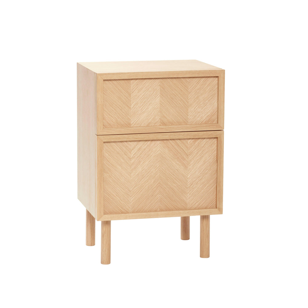 Herringbone Bedside Table | FSC® Certified Oak