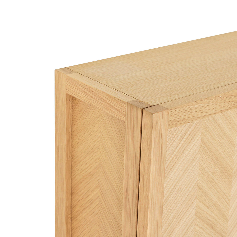 Herringbone Shoe Cabinet | Various Sizes | FSC® Certified Oak.