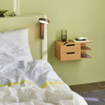 Open Wall Shelf / Bedside Table | FSC® Certified Oak.