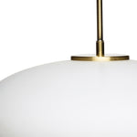 Muse Pendant Ellipse | Ø40cm | White.