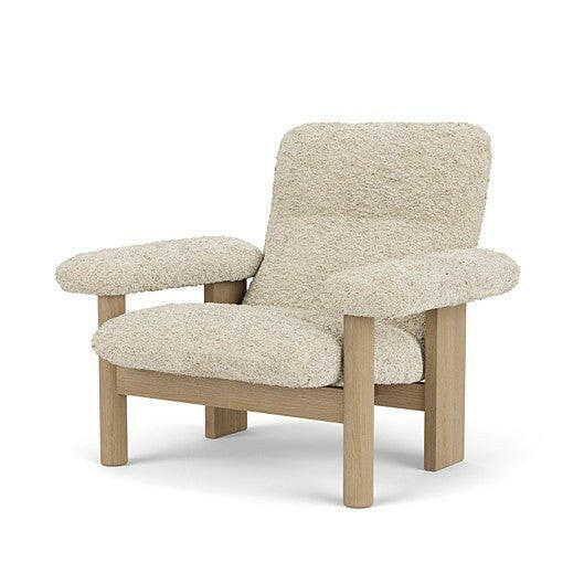 Brasilia Lounge Chair | Sheepskin | Various Colours + Wood Finishes.