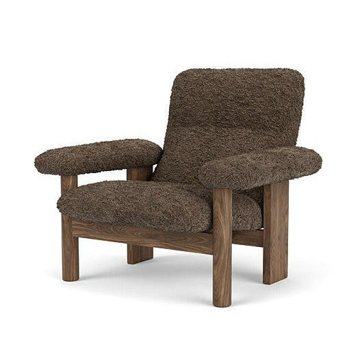 Brasilia Lounge Chair | Sheepskin | Various Colours + Wood Finishes.