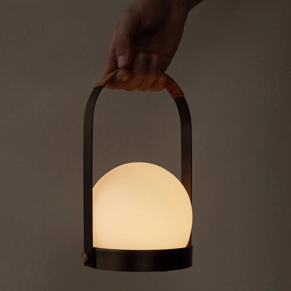 Carrie | Portable Lamp | Various Brass Finishes.