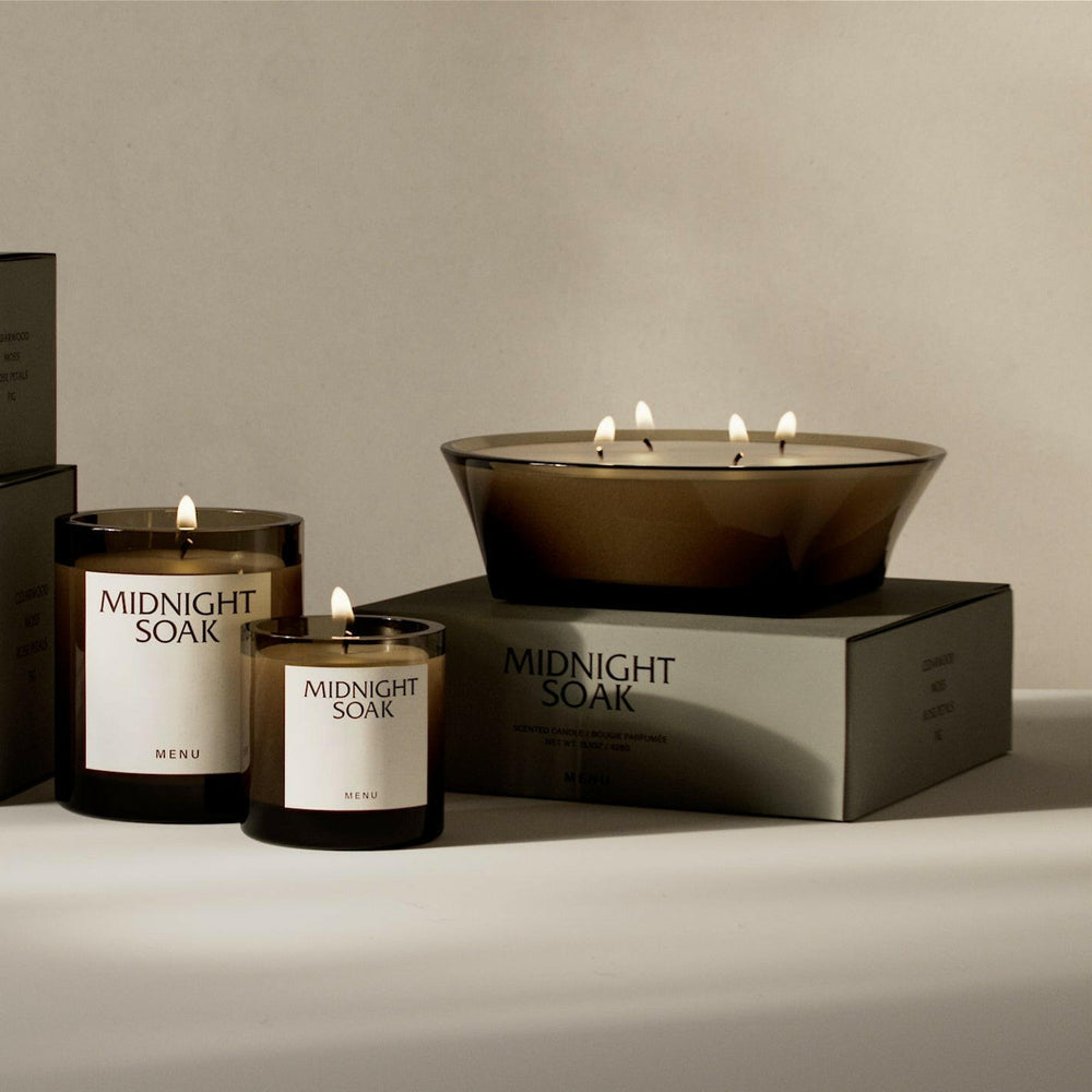 Olfacte Scented Candle | Midnight Soak | Various Sizes.