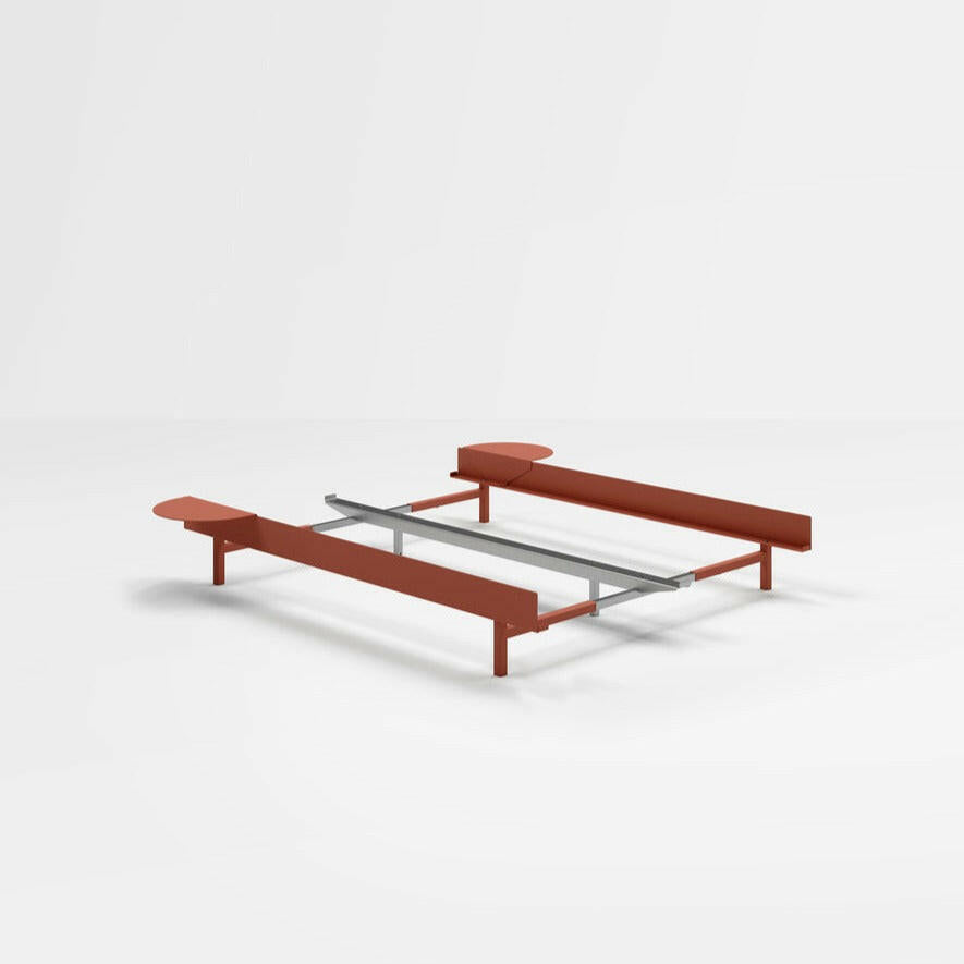 Expandable Bed | W90-180cm | Terracotta.