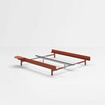 Expandable Bed | W90-180cm | Terracotta.