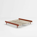 Expandable Bed | W90-180cm | Terracotta.