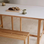 Rectangular Dining Table | FSC® Certified Oak | Various Colours + Sizes.