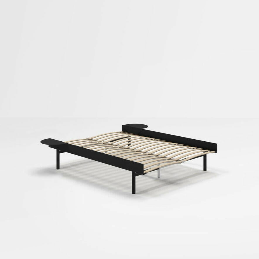 Expandable Bed | W90-180cm | Black.