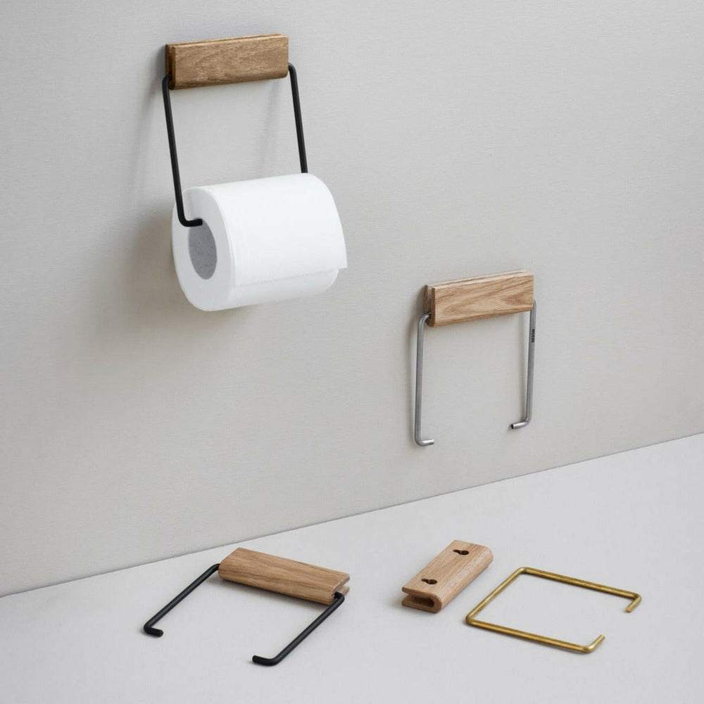 Toilet Roll Holder | Various Wood and Metal Finishes.