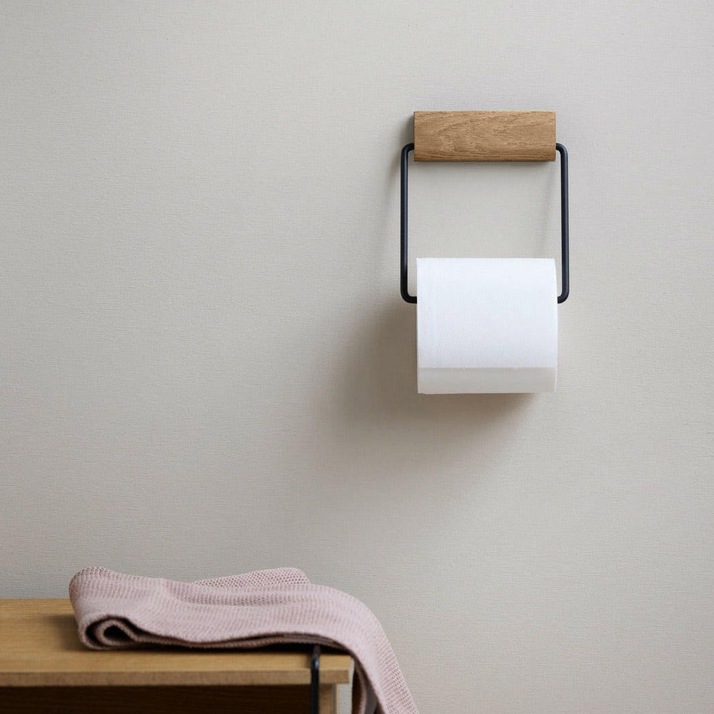 Toilet Roll Holder | Various Wood and Metal Finishes.