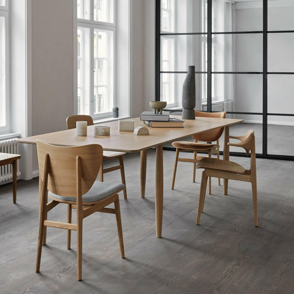 Bufala Chair | Seat Upholstered |  FSC® Certified Oak | Various Textiles + Colours + Finishes.