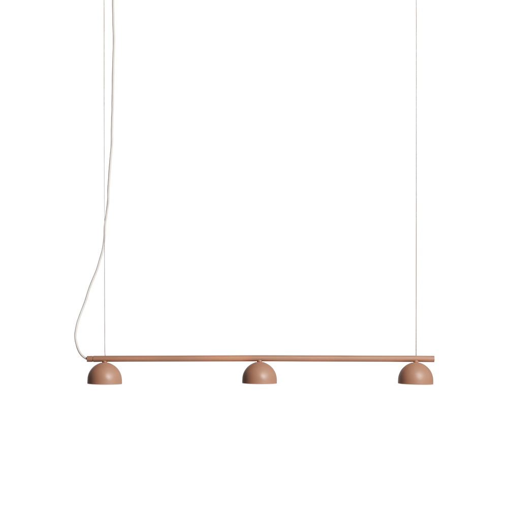 Blush Rail 3 Pendant Lamp | Various Colours