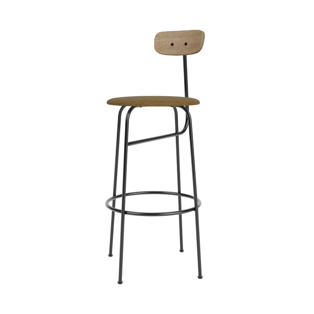 Afteroom Bar Chair | Seat Upholstered |  Various Fabrics + Finishes + Heights.