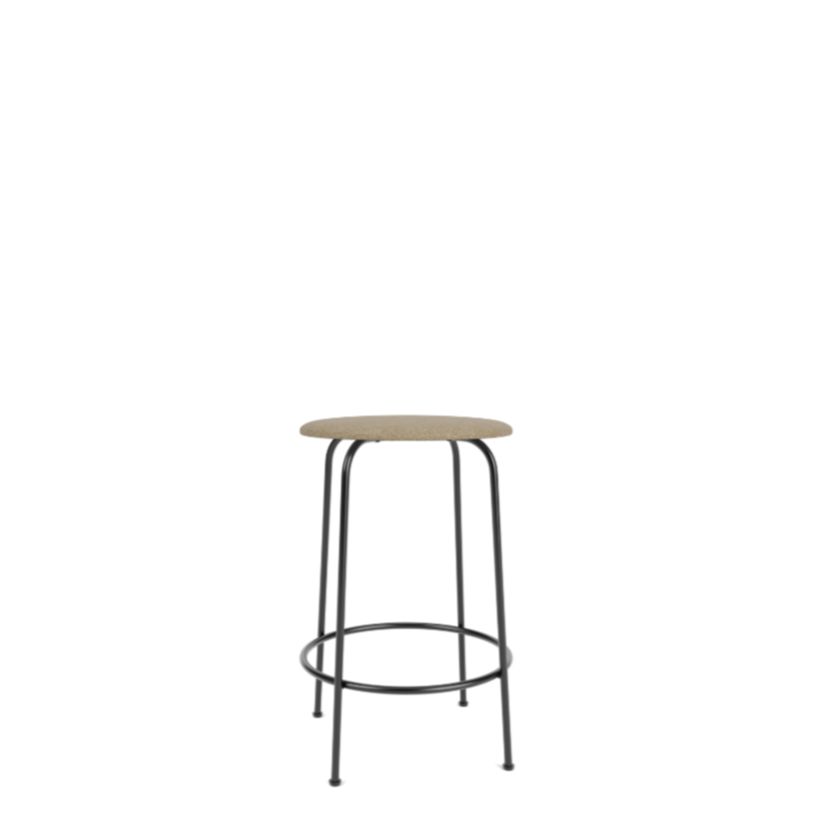 Afteroom Counter Stool | Seat Upholstered |  Various Fabrics.