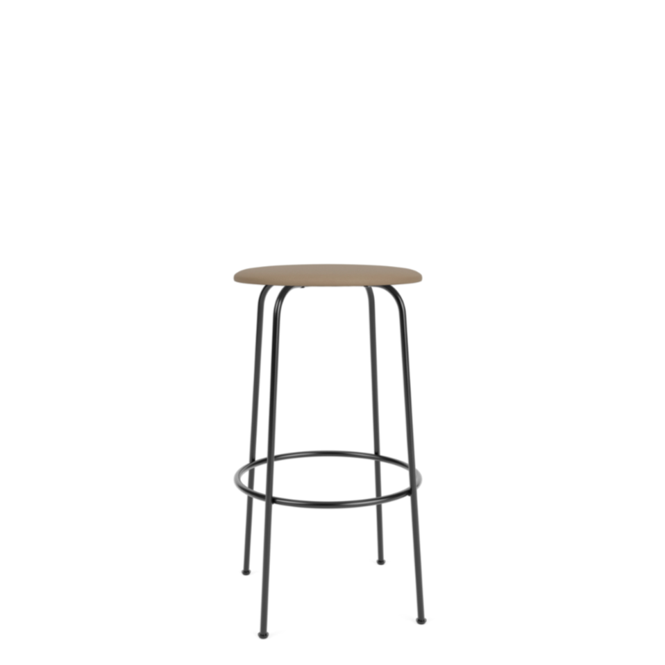 Afteroom Bar Stool | Seat Upholstered |  Various Fabrics.