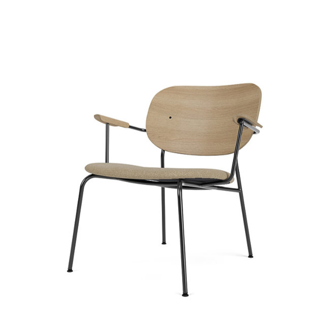 Co Lounge Chair | Seat Upholstered |  Various Fabrics.