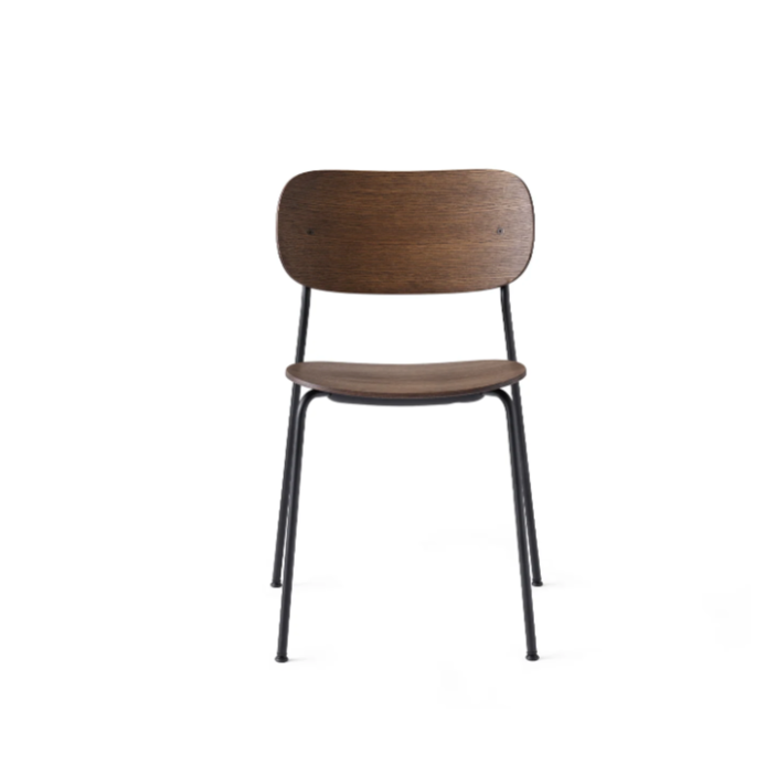 Co Dining Chair | Veneer | Black Frame.