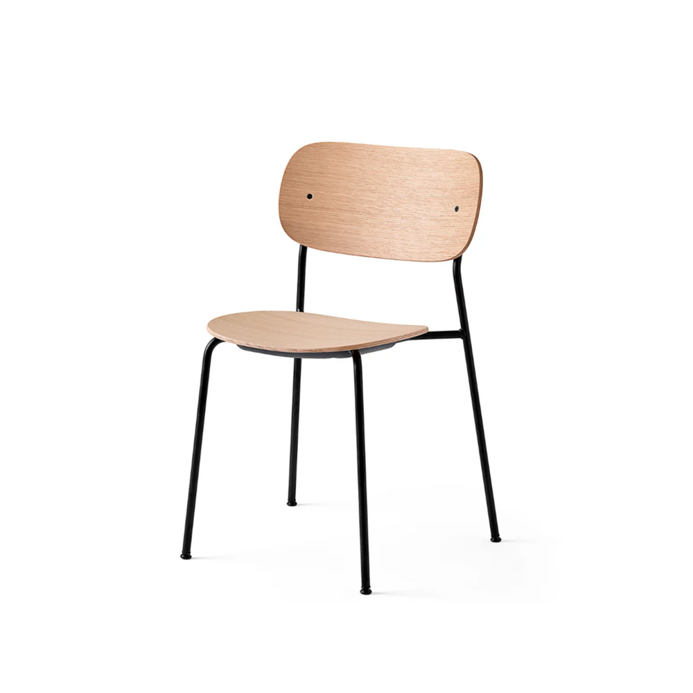 Co Dining Chair | Veneer | Black Frame.