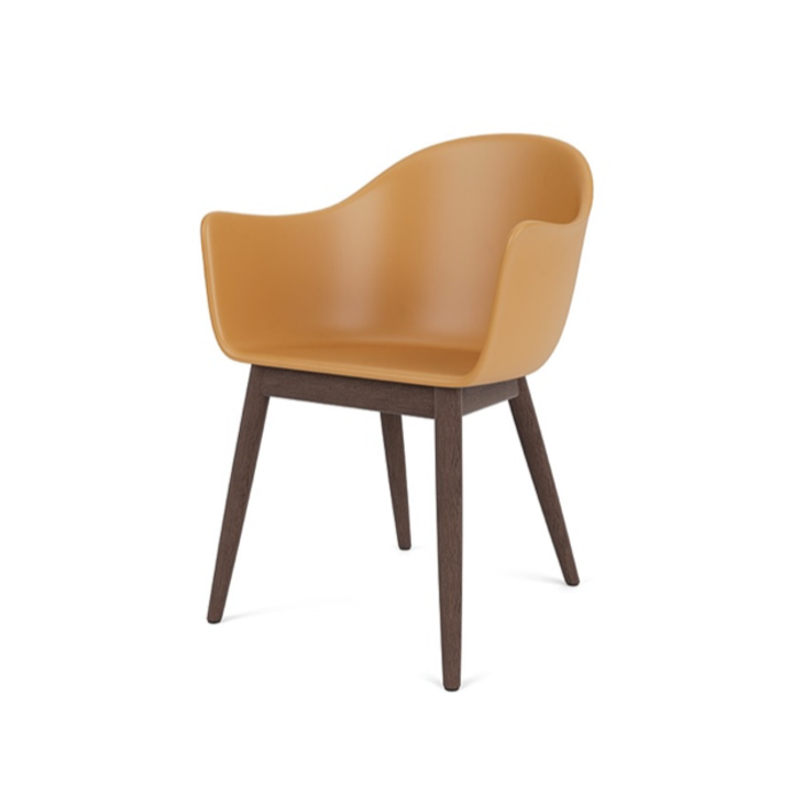 Harbour Dining Chair | PP + Fibreglass + Wooden Base | Various Colours + Finishes.