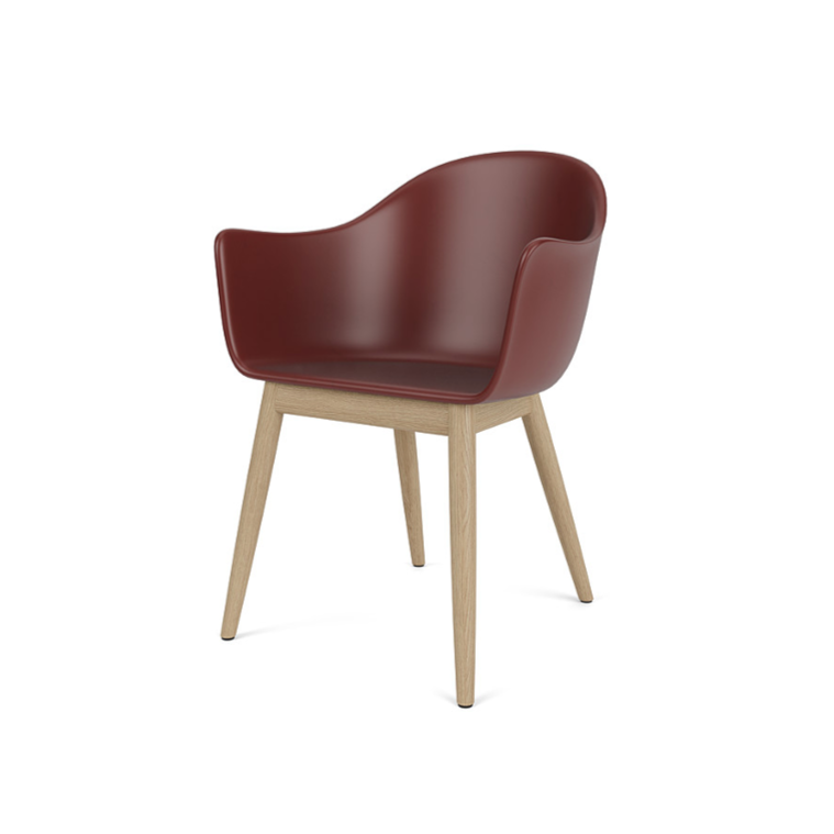 Harbour Dining Chair | PP + Fibreglass + Wooden Base | Various Colours + Finishes.