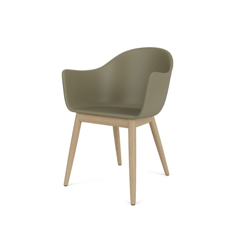 Harbour Dining Chair | PP + Fibreglass + Wooden Base | Various Colours + Finishes.