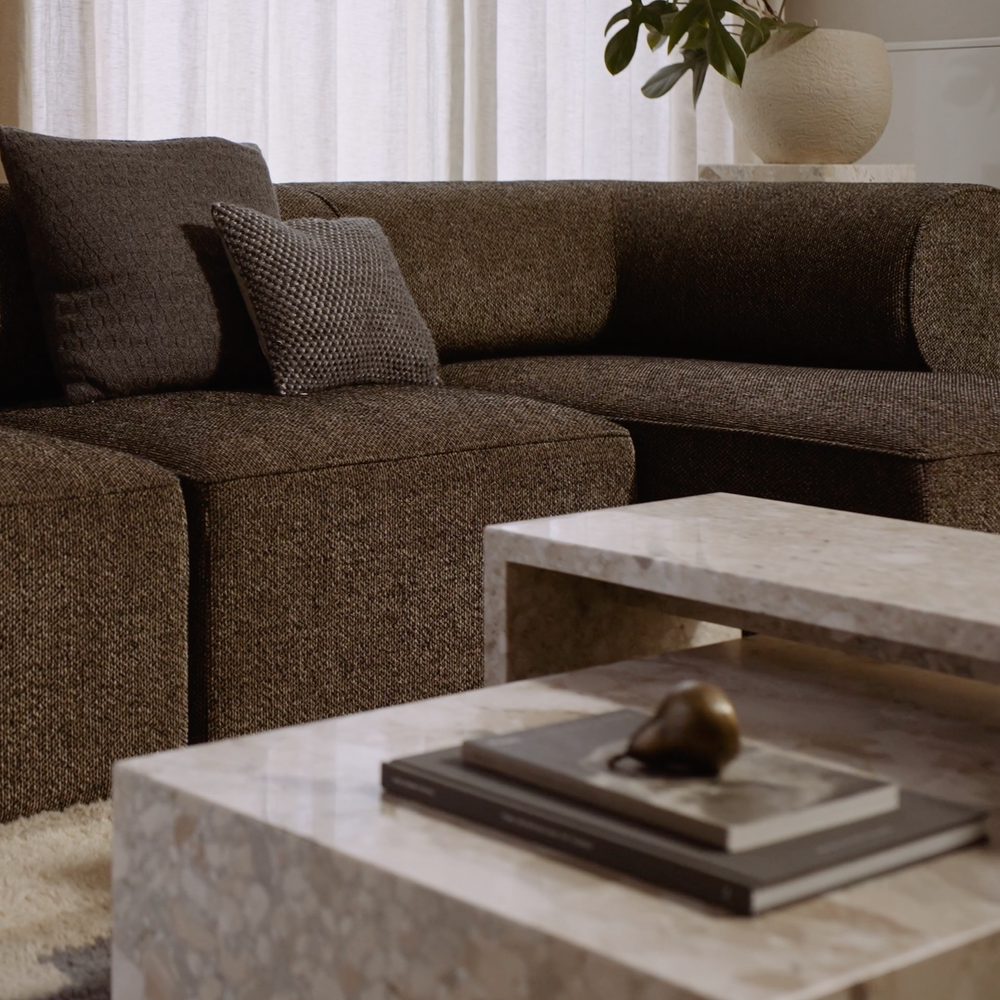 Eave Modular Sofa | Open End Sections | Various Colours + Seat Depths.