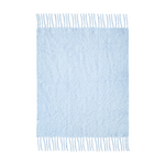 Tekla Chunky Mohair Blanket | Sky Blue