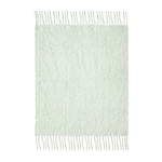 Tekla Chunky Mohair Blanket | Milky Green