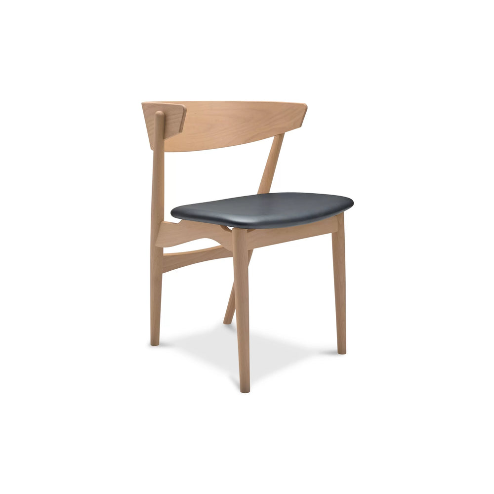 Sibast No.7 | Dining Chair | Upholstered Seat | Various Finishes + Colours.