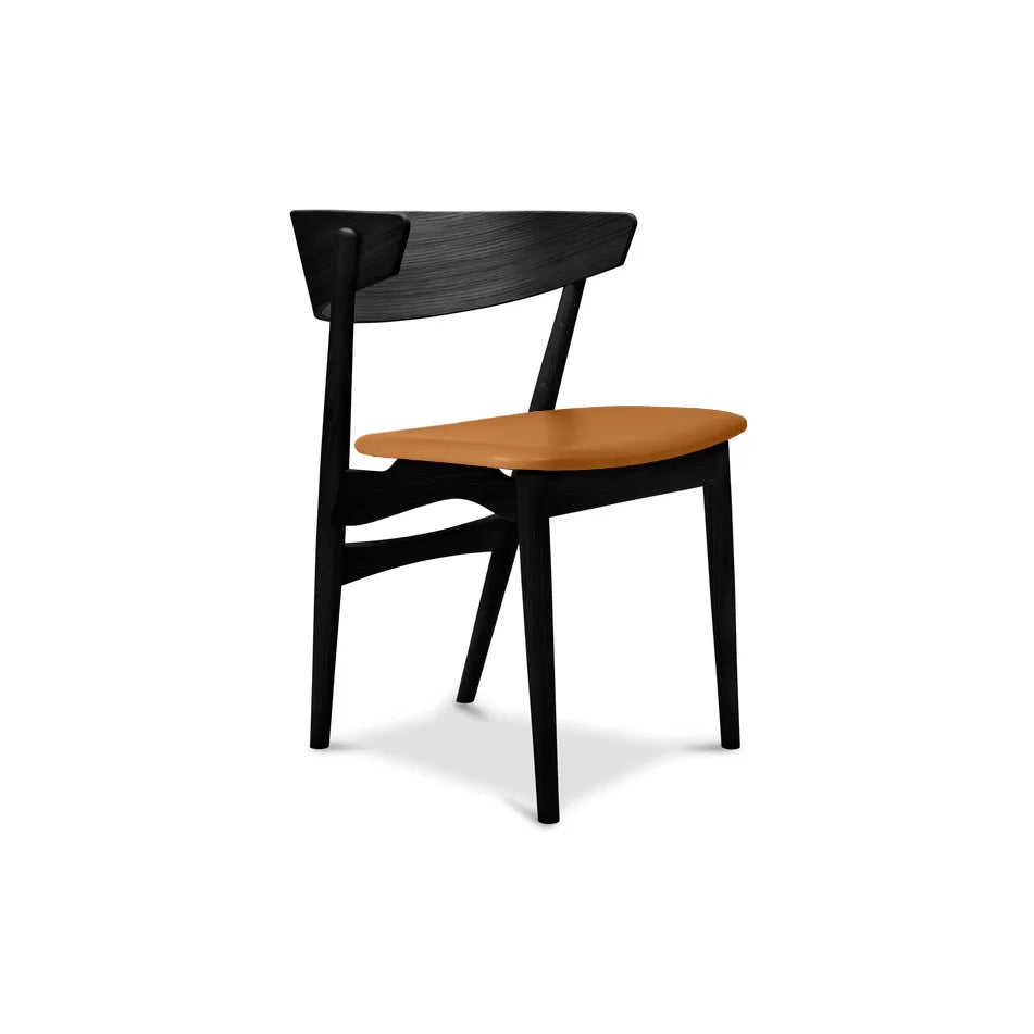 Sibast No.7 | Dining Chair | Upholstered Seat | Various Finishes + Colours.