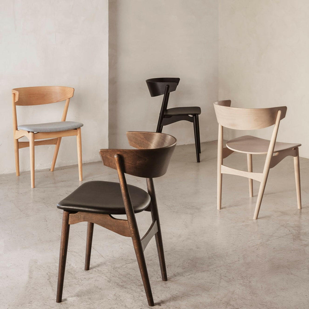 Sibast No.7 | Dining Chair | Upholstered Seat | Various Finishes + Colours.