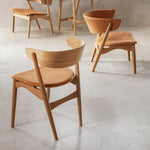 Sibast No.7 | Dining Chair | Upholstered Seat | Various Finishes + Colours.