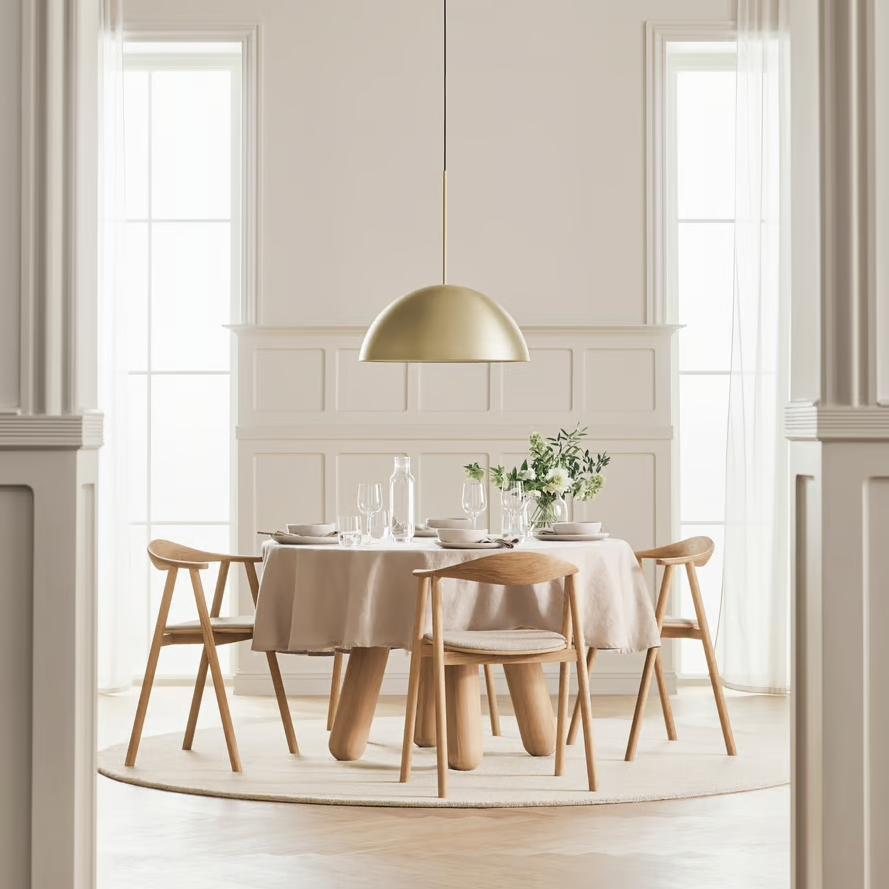 Alunda Pendant | Matt Antique Brass | Various Sizes