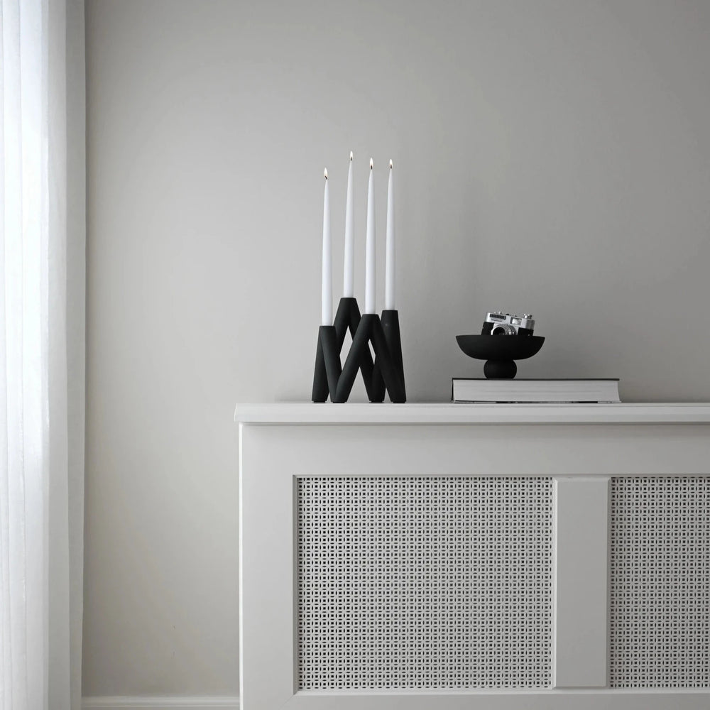 W Candle Holder | Various Colours.