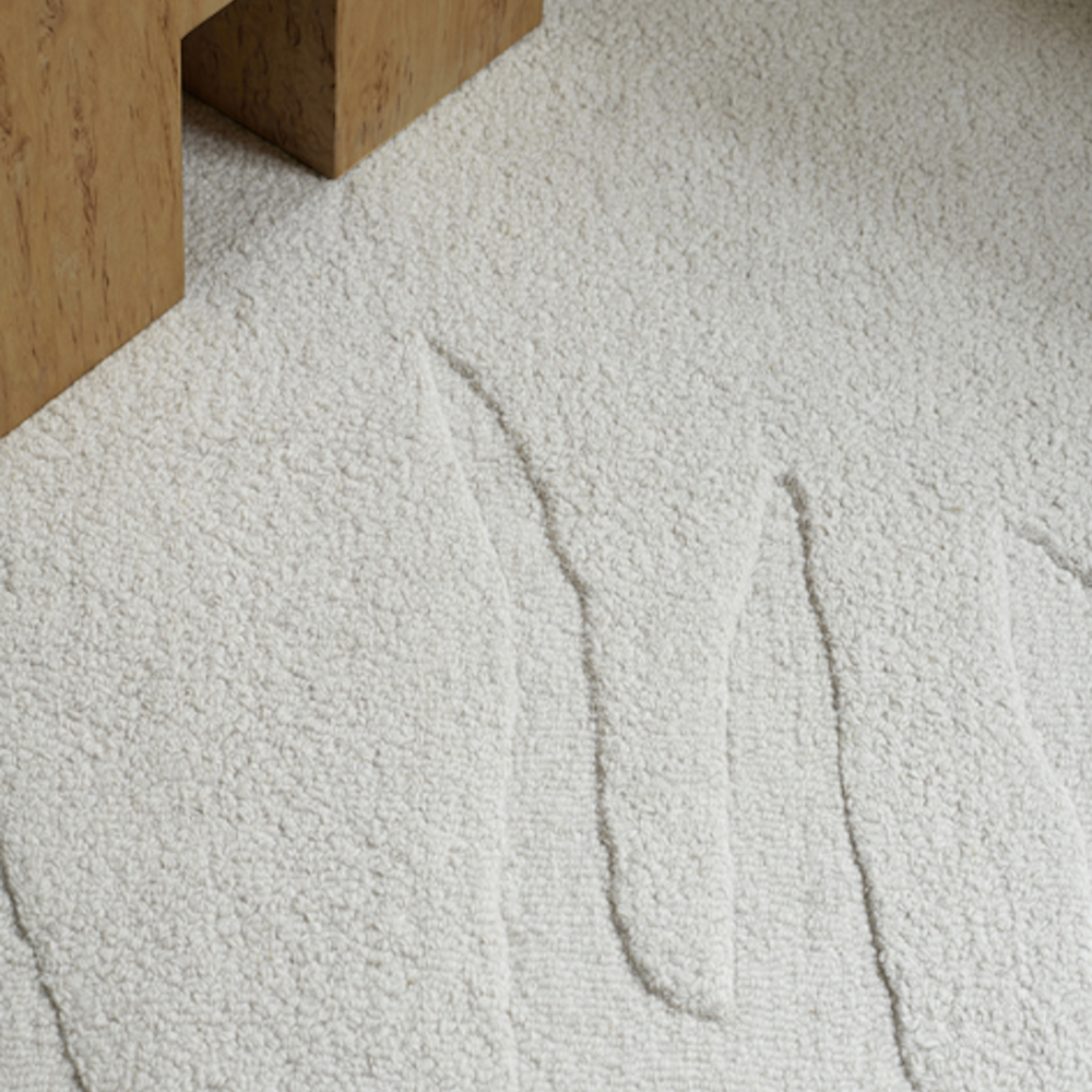 Nami Wool Rug | Bone White | Various Sizes