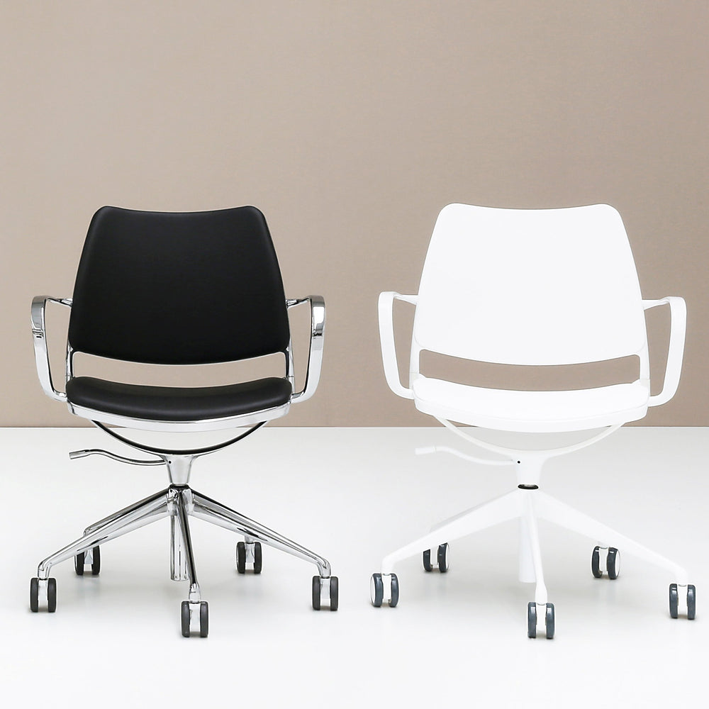 Gas Swivel Chair | Polypropylene | Various Colours + Finishes