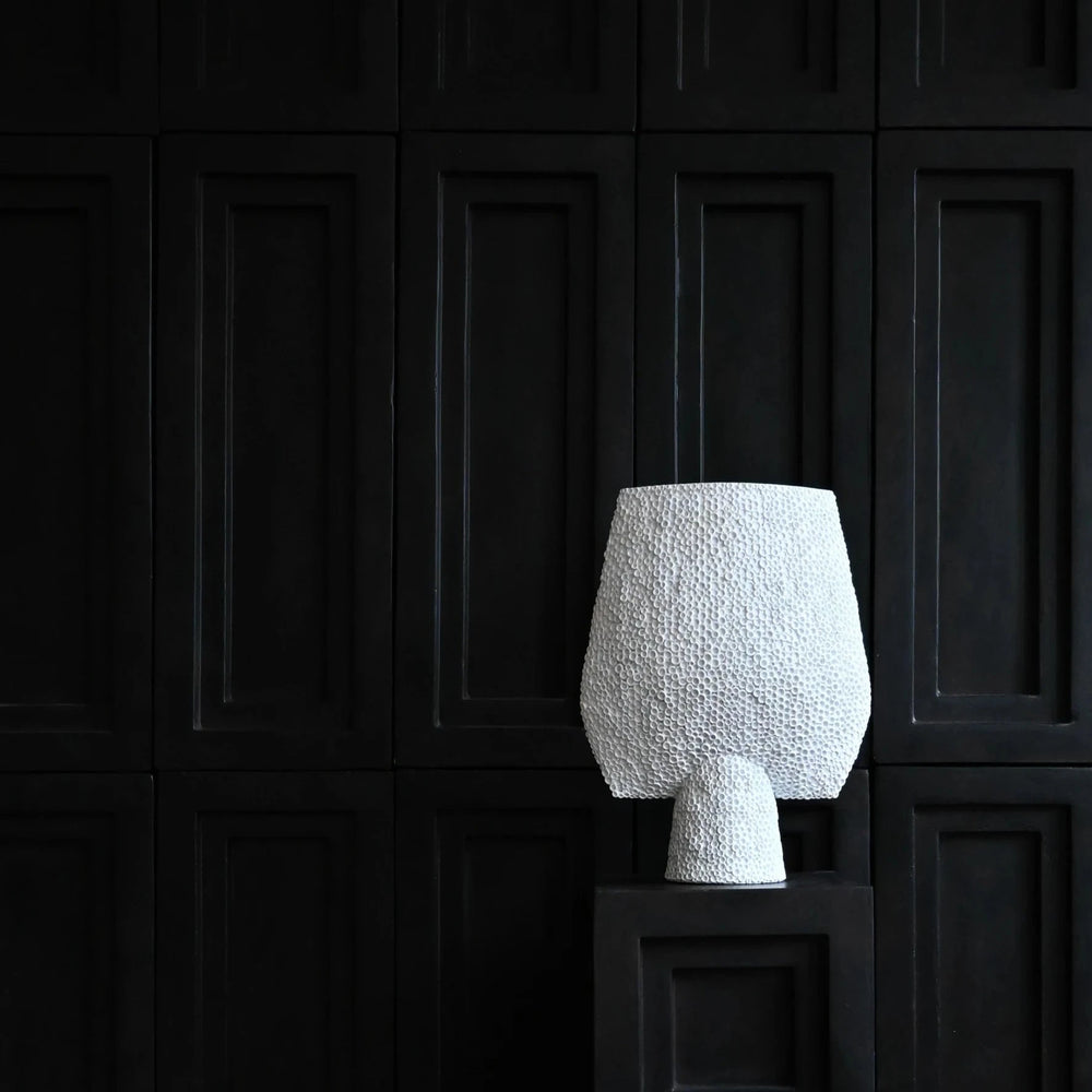 Sphere Vase Square Shisen | Big | Bone White.