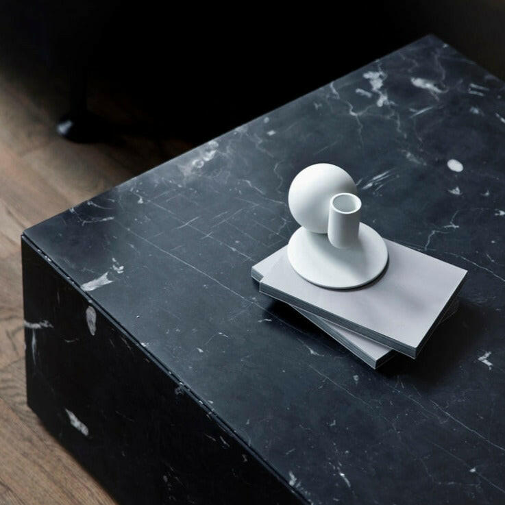 Plinth | Black Marble Marquina | Various Sizes.