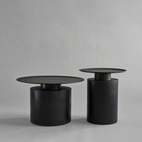 Pillar Table | Burned Black | Various Sizes.