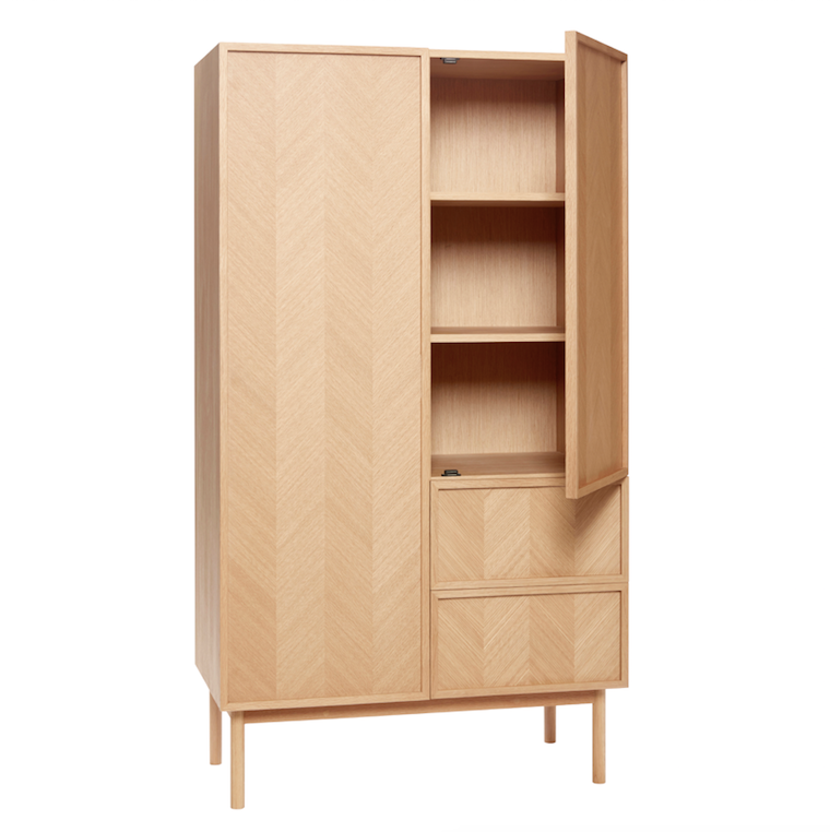 Herringbone Cabinet | FSC® Certified Oak.