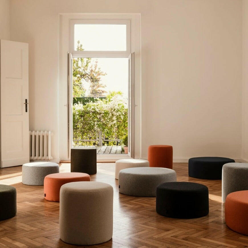 Folk Pouf | Various Sizes + Colours.